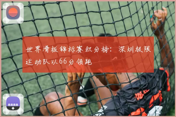 世界滑板锦标赛积分榜：深圳极限运动队以66分领跑
